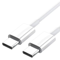 Câble de charge rapide USB-C 20W PD 60W de 1m/2m pour téléphones mobiles 17, 16, 15, 14, 13, 12 Pro