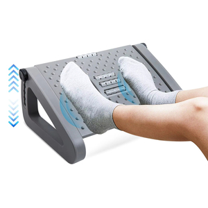 Repose-pieds ergonomique sous le bureau avec roulettes pour soulager les douleurs aux jambes lors du travail à domicile ou au bureau - Product Image 4