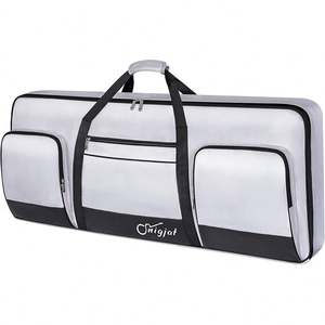 Échantillon gratuit : Étui pour clavier 76 touches avec 2 poches de rangement, sangles réglables et poignées - Product Image 3