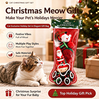 Coffret Cadeau de Noël : Jouet Interactif pour Chat – Baguette en Peluche pour Soulager l'Ennui