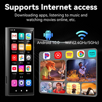 MP4 Player musik Android, fitur pembaca E Ruizu H12 100 jam waktu bermain pemutar MP3 Walkman baterai 2000mAh USB-C isi daya Cepat