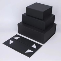 Boîte d'emballage en carton recyclable avec logo personnalisé, boîte rigide en papier magnétique, boîte cadeau pliante de luxe avec couvercle magnétique