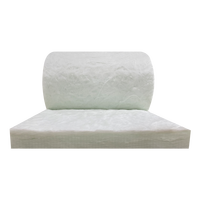 Isolation thermique pour toitures et murs de bâtiments métalliques, sans formaldéhyde, conforme à la norme ASTM E84, laine de verre ignifuge, 6 pouces (150 mm)