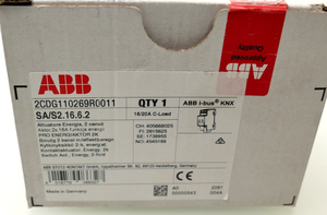 SA/S2.16.6.2 2CDG110269R0011 KNX Switch Actuator for Building Control Load Switching - Product Image 2