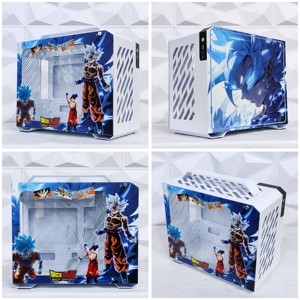 Npc x200 דפוס מותאם אישית מחשב נייד במקרה micro-atx רשת קירור רצועת צד חלון משחקים נייד במקרה של מוצרים - Product Image 5