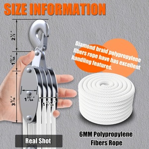 Imbracature a Fune per Gru Aggiornate, Mini Imbracature Manuali Micro per Sollevamento e Trazione, Imbracature per Carichi Pesanti - Product Image 2