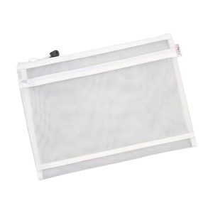 Văn Phòng TrườNg Nguồn cung cấp Nylon treo tập tin thư mục A4 B5 A5 <span class=keywords><strong>Polyester</strong></span> tài liệu túi lưới đôi Dây kéo tập tin Túi - Product Image 6