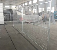 Panneau de clôture temporaire 2026 Canada 2m en métal galvanisé écologique 6x9,5ft – Matériel de chantier standard canadien