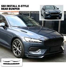 Kit carrosserie H-style pour Volvo S60 <span class=keywords><strong>V60</strong></span>, Spoiler avant et arrière, Lame de pare-chocs, Diffuseur avant - Product Image 3