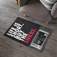 Baskets imprimées personnalisées chaussures étiquette tapis sneakerhead enfants chambre tapis de sol maison salon porte tapis hypebeast zone tapis