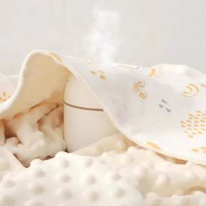 Manta Relajante <span class=keywords><strong>de</strong></span> Doble Capa para Bebés y Niños, para Jardín <span class=keywords><strong>de</strong></span> Infancia, Primavera, Verano, Uso con <span class=keywords><strong>Aire</strong></span> <span class=keywords><strong>Acondicionado</strong></span>, Suave - Product Image 2