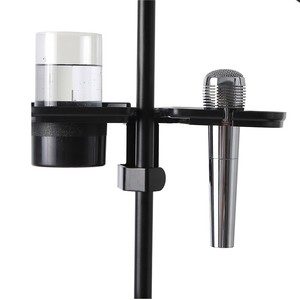 Microphone đứng khay âm thanh trực tiếp khay thẻ kẹp-on uống chủ nhựa Microphone chủ khay Có thể Rack đứng - Product Image 6