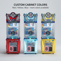 Machine à pinces à 48 pinces, coque rotomoulée, machine d'arcade, machine à pinces à deuxième chance, distributeur de capsules de jouets, à monnayeur