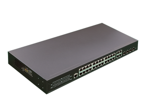 Commutateur réseau Gigabit 4 SFP + 24 RJ45, commutateur Ethernet 10/100/1000M LC, commutateur d'entreprise géré, fabrication OEM ODM - Product Image 2