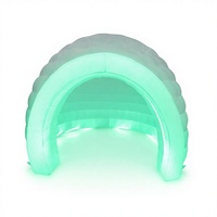 Tenda Gonfiabile a Cupola con Illuminazione LED Bianca, Impermeabile, per Eventi all'Aperto, Feste, Matrimoni, Uso Commerciale, Dimensioni Personalizzabili