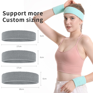 6056 # sweatband <span class=keywords><strong>Headband</strong></span> tóc chạy thể thao Yoga căng đầu mềm ban nhạc tóc Mũ Nón phòng tập thể dục cho phụ nữ người đàn ông - Product Image 4