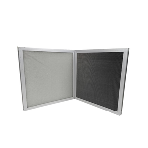 Metal Corrugated <strong>Aluminum</strong> <strong>Mesh</strong> Filter <strong>Aluminum</strong> Alloy Frame Industrial Dust Trapping High Filtration Efficiency - Product Image 2