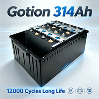 Batterie LiFePO4 24V 314Ah 25.6V 8038Wh avec BMS intégré, batterie de stockage d'énergie solaire pour camping-car, marine, système d'alimentation domestique hors réseau