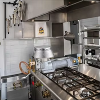 Brûleurs à gaz horizontaux en nickel personnalisés 3KW/5KW pour cuisinières commerciales