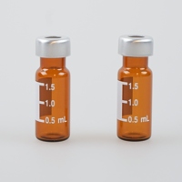 Flacon d'échantillon de 2ml de 9mm, flacon supérieur transparent à vis, verre neutre/Borosilicate, laboratoire de chromographie HPLC Compatible avec tous les échantillons automatiques