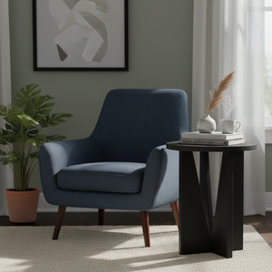 Table d'appoint ronde en teck Emma pour hôtel - Product Image 6