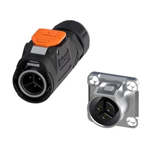 Cổng kết nối nhanh chống thấm nước Jnicon MJ16 2 3 4 5 chân, kiểu khóa đẩy, dùng cho dây cáp điện, lắp bảng điện, ổ cắm, công suất 10A - Product Image 1