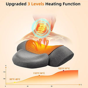 Almohada de <span class=keywords><strong>Masaje</strong></span> Cervical Recargable 3 en 1 con Calor, Dispositivo Ergonómico de Tracción Cervical, Masajeador Inalámbrico para Cuello y Hombros - Product Image 4