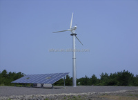 Station d'alimentation d'urgence CE avec garantie de 10 ans, système hybride éolien et solaire 5KW 10KW / 10000W, système hybride solaire et éolien