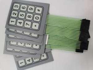 Bền công nghiệp linh hoạt điều khiển từ xa màng bàn phím & bàn phím với cao su và Silicone nút Chất liệu - Product Image 4