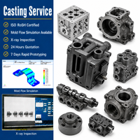 Service de fabrication sur mesure OEM de corps de soupape hydraulique haute pression et de bloc de collecteur par moulage de précision et usinage CNC selon dessin