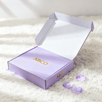Carton ondulé personnalisé petit noir rose Mailer envoi cadeau boîtes personnalisées boîte d'expédition pour les petites entreprises expédition