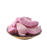 Gefreeze-droogde perziken groothandel FD roze perzikchips zonder toegevoegde suiker natuurlijke veganistische biologische fruitschijfjes voor snacks bakken 1kg