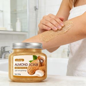 Pâte corporelle à l'amande, marque privée, qui élimine en douceur les peaux mortes, hydrate, nourrit, répare les peaux sèches, adoucit, apaise et illumine. - Product Image 1