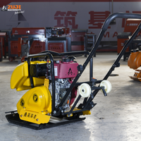 Compacteur à plaque vibrante durable ZUJI PC90 homologué CE, moteur Honda/Yamaha/Lifan, haute efficacité de compactage, asphalte, gravier, route