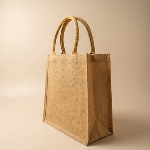 Sacs cadeaux en jute personnalisés avec logo, vente en gros, emballages durables pour les marques - Product Image 1