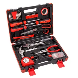 KUFUWELL H2686A General Household Basic Hand Tool Sets With Easy Carrying Storage Case