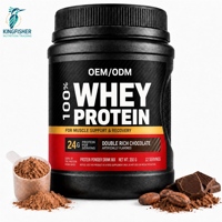 Poudre de protéines de lactosérum 100% OEM, saveur chocolat, 0,77 lb, complément nutritionnel sportif pour adultes, 24 g, 12 portions