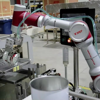 JAKA Pro16 Brazo Robótico Inteligente de 6 Ejes, Capacidad de 16 kg, Alta Precisión de 0.03 mm, Cobot Industrial de 100-240 VCA y 500 W para Máquinas