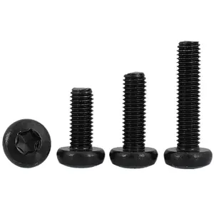 M3 M4 M5 M6 M8 M10 Black Alloy 10.9 Steel Torx Button Head Torx Screws Bolts