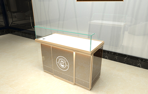 <span class=keywords><strong>Caisse</strong></span> <span class=keywords><strong>enregistreuse</strong></span> en verre trempé sur mesure avec serrure arrière pour centre commercial, magasin - Product Image 2