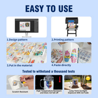 Impresora adhesiva Uvdtf rollo a rollo Erasmart, película A/B, impresora de inyección de tinta 2 en 1, cabezal Xp600, impresora digital A3 Uv Dtf