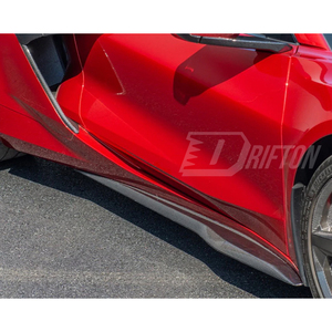 Faldones Laterales de Fibra de Carbono Estilo OEM para Chevrolet Corvette C8 Z06 Z07 y E-Ray 2020-2026 - Product Image 2
