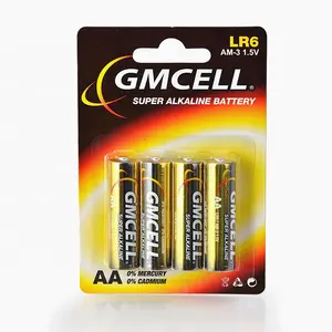 GMCELL Low self discharge Stock AAA/AA Battery Alkaline Type is alkaline