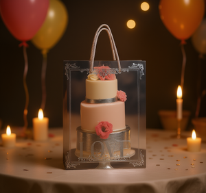 Borsa Regalo per Torta di Compleanno in Tessuto Non Tessuto con Stampa a Caldo Stile alla Moda - Product Image 2