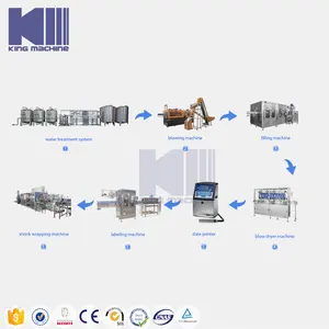Complete Auto Water Bottling Production Line Bottled Drinking Water Filling Machine Supplier