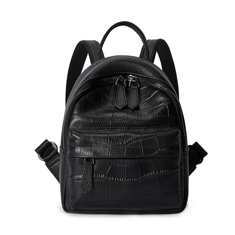 creaala croc embossed backpack