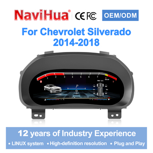 Navihua new Chevrolet Silverado GMC Sierra 2014-2018 Car Dashboard Digital Cluster Instrument panel <b>Meter</b> Odometer Android <b>Auto</b> - Product Image 1