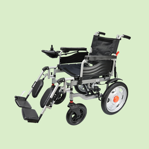 긴 수명 배터리 저렴한 가격 500w 듀얼 모터 전동 휠체어 장애인용 빠른 접이식 휴대용 전동 휠체어 - Product Image 2