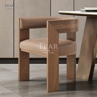 Chaise longue élégante en bois de style moderne pour la maison, l'appartement, le bar et la ferme Meubles de maison au design simple pour le salon et l'hôtel