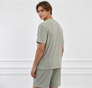 Conjunto de Pijamas de Bambú para Hombre, Ropa de Dormir Suave Personalizada, Fabricante OEM, Proveedor Mayorista para Marcas - Product Image 6